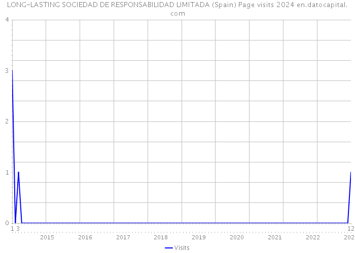 LONG-LASTING SOCIEDAD DE RESPONSABILIDAD LIMITADA (Spain) Page visits 2024 