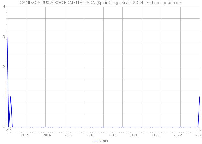 CAMINO A RUSIA SOCIEDAD LIMITADA (Spain) Page visits 2024 