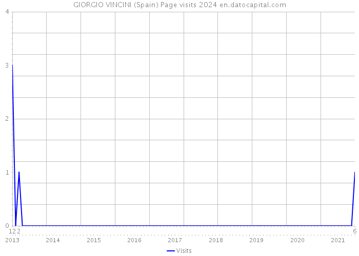 GIORGIO VINCINI (Spain) Page visits 2024 