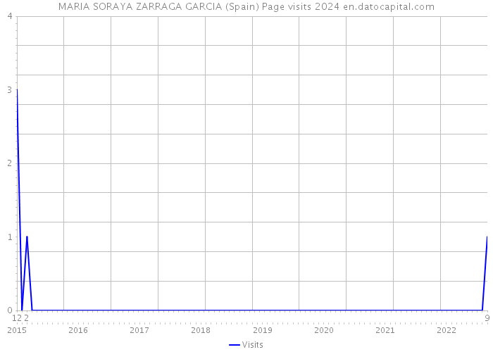 MARIA SORAYA ZARRAGA GARCIA (Spain) Page visits 2024 