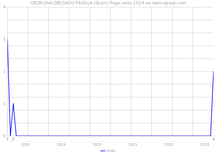 GEORGINA DELGADO PADILLA (Spain) Page visits 2024 