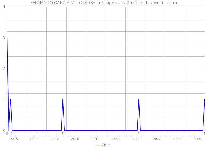 FERNANDO GARCIA VILLORA (Spain) Page visits 2024 