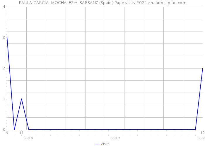 PAULA GARCIA-MOCHALES ALBARSANZ (Spain) Page visits 2024 