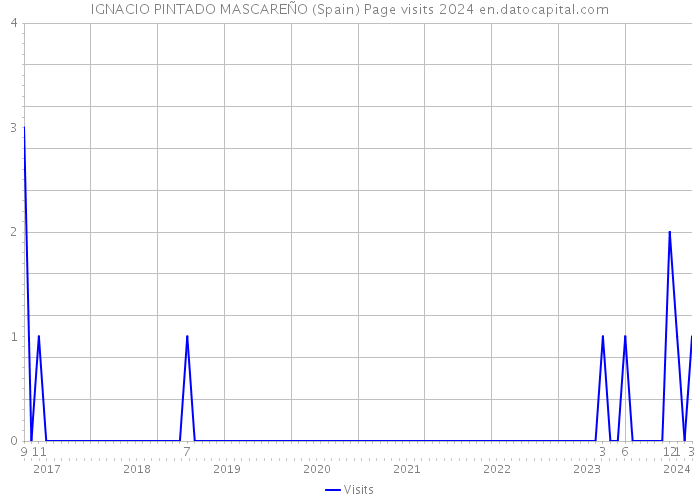 IGNACIO PINTADO MASCAREÑO (Spain) Page visits 2024 