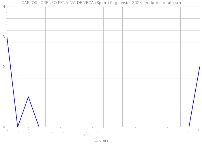 CARLOS LORENZO PENALVA DE VEGA (Spain) Page visits 2024 