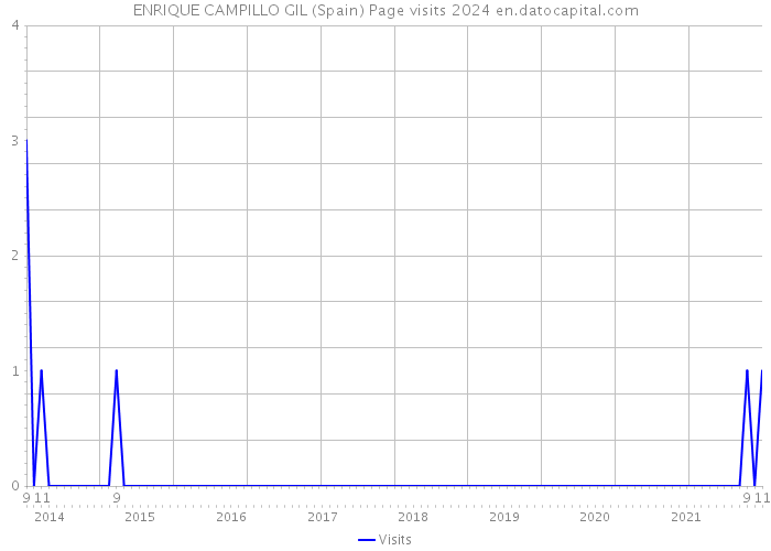ENRIQUE CAMPILLO GIL (Spain) Page visits 2024 