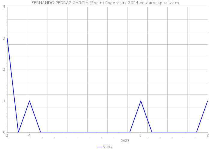 FERNANDO PEDRAZ GARCIA (Spain) Page visits 2024 