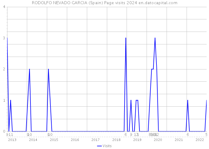 RODOLFO NEVADO GARCIA (Spain) Page visits 2024 