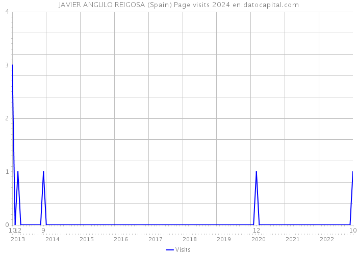 JAVIER ANGULO REIGOSA (Spain) Page visits 2024 