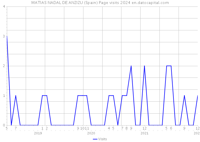 MATIAS NADAL DE ANZIZU (Spain) Page visits 2024 