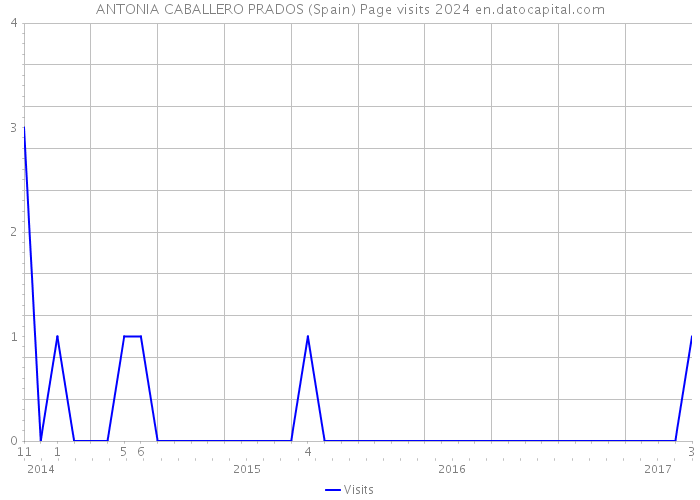 ANTONIA CABALLERO PRADOS (Spain) Page visits 2024 