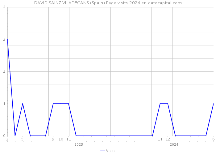 DAVID SAINZ VILADECANS (Spain) Page visits 2024 
