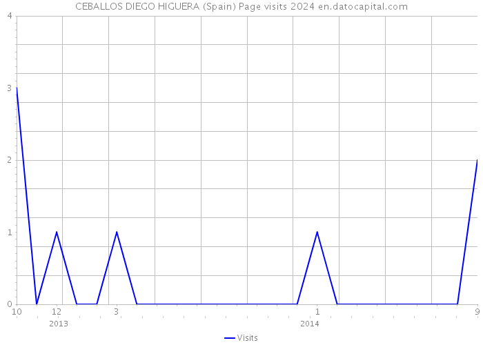 CEBALLOS DIEGO HIGUERA (Spain) Page visits 2024 