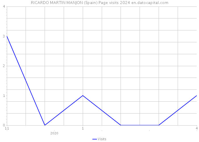 RICARDO MARTIN MANJON (Spain) Page visits 2024 