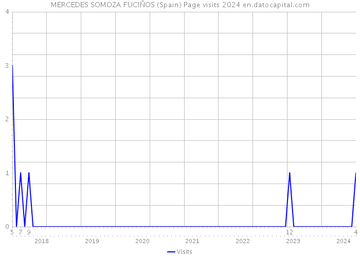 MERCEDES SOMOZA FUCIÑOS (Spain) Page visits 2024 