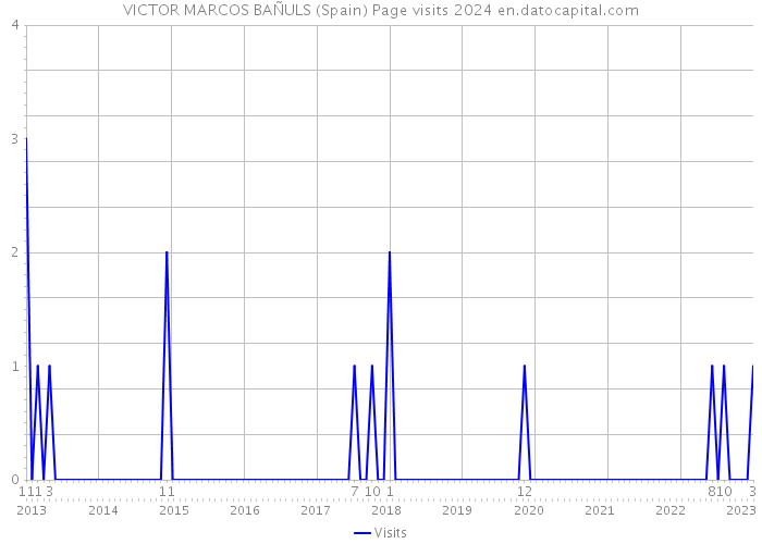 VICTOR MARCOS BAÑULS (Spain) Page visits 2024 