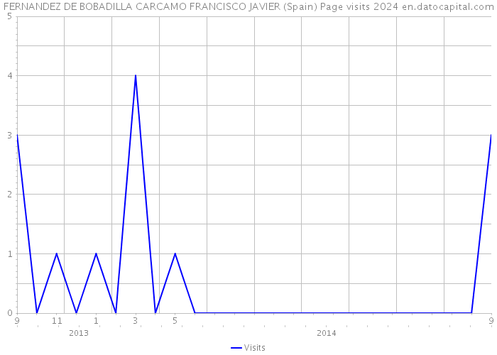 FERNANDEZ DE BOBADILLA CARCAMO FRANCISCO JAVIER (Spain) Page visits 2024 
