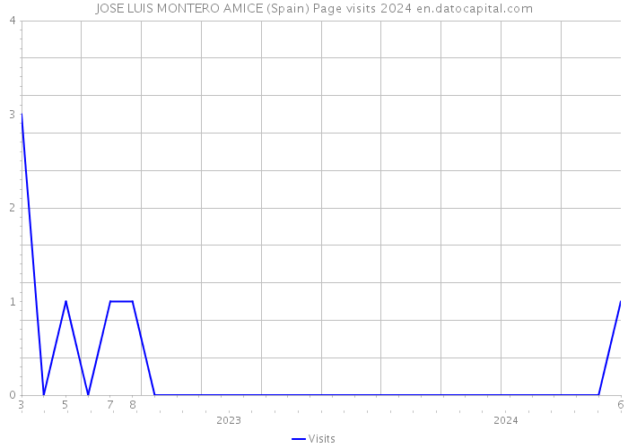 JOSE LUIS MONTERO AMICE (Spain) Page visits 2024 