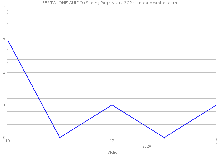 BERTOLONE GUIDO (Spain) Page visits 2024 