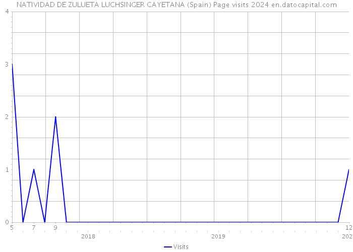 NATIVIDAD DE ZULUETA LUCHSINGER CAYETANA (Spain) Page visits 2024 
