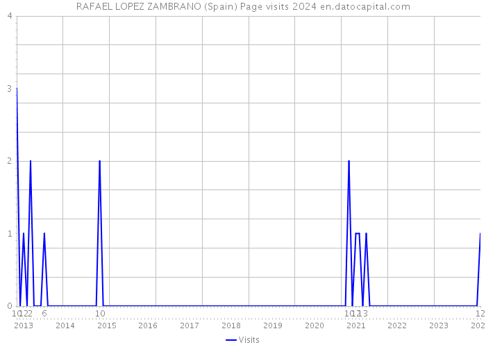 RAFAEL LOPEZ ZAMBRANO (Spain) Page visits 2024 