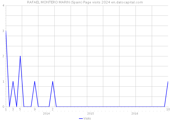 RAFAEL MONTERO MARIN (Spain) Page visits 2024 