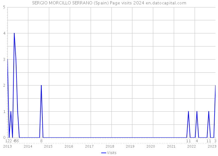 SERGIO MORCILLO SERRANO (Spain) Page visits 2024 