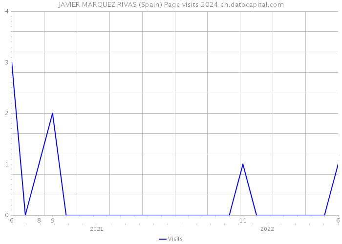 JAVIER MARQUEZ RIVAS (Spain) Page visits 2024 