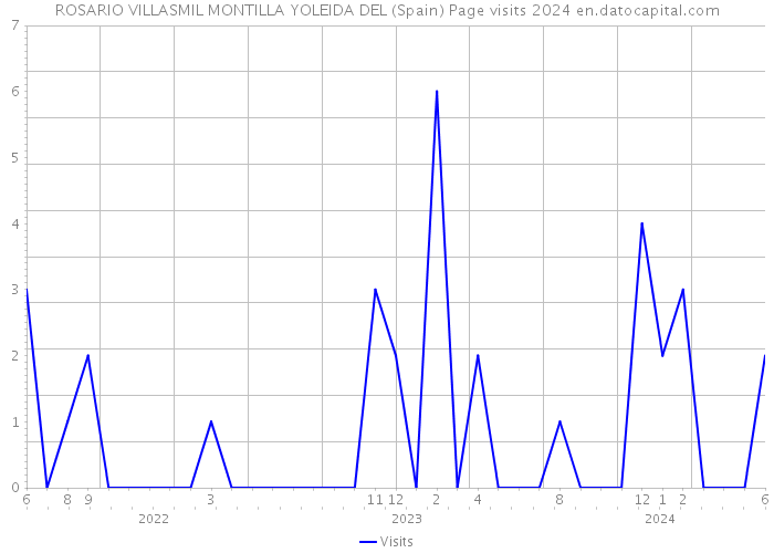 ROSARIO VILLASMIL MONTILLA YOLEIDA DEL (Spain) Page visits 2024 
