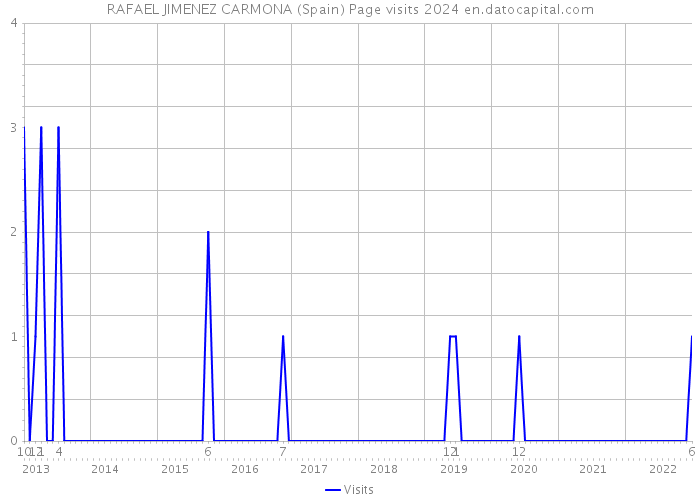RAFAEL JIMENEZ CARMONA (Spain) Page visits 2024 