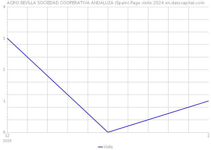 AGRO SEVILLA SOCIEDAD COOPERATIVA ANDALUZA (Spain) Page visits 2024 