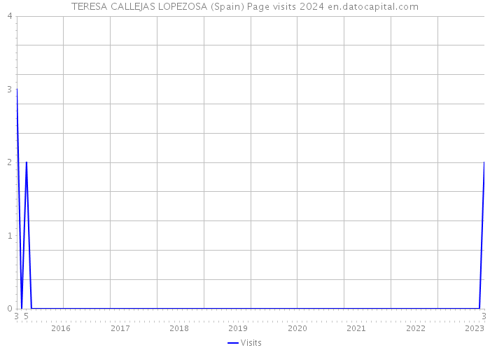 TERESA CALLEJAS LOPEZOSA (Spain) Page visits 2024 