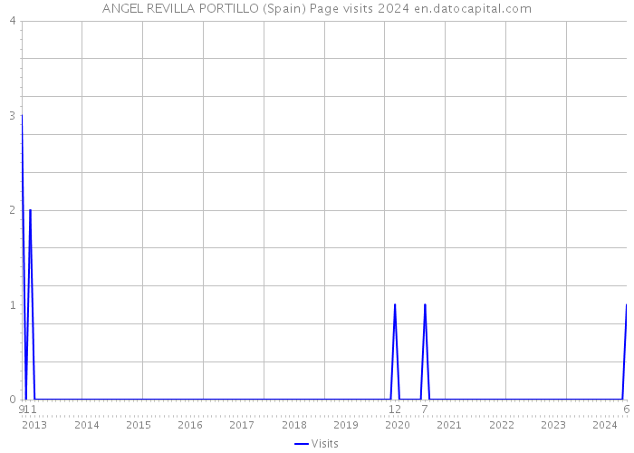 ANGEL REVILLA PORTILLO (Spain) Page visits 2024 