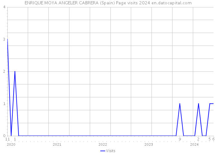 ENRIQUE MOYA ANGELER CABRERA (Spain) Page visits 2024 