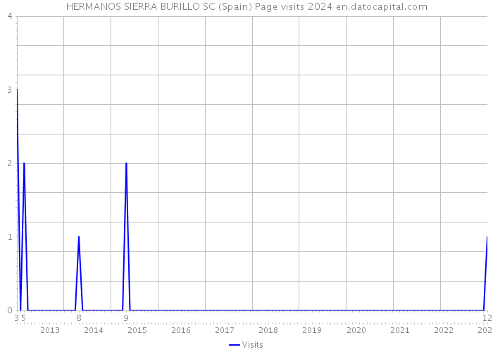 HERMANOS SIERRA BURILLO SC (Spain) Page visits 2024 