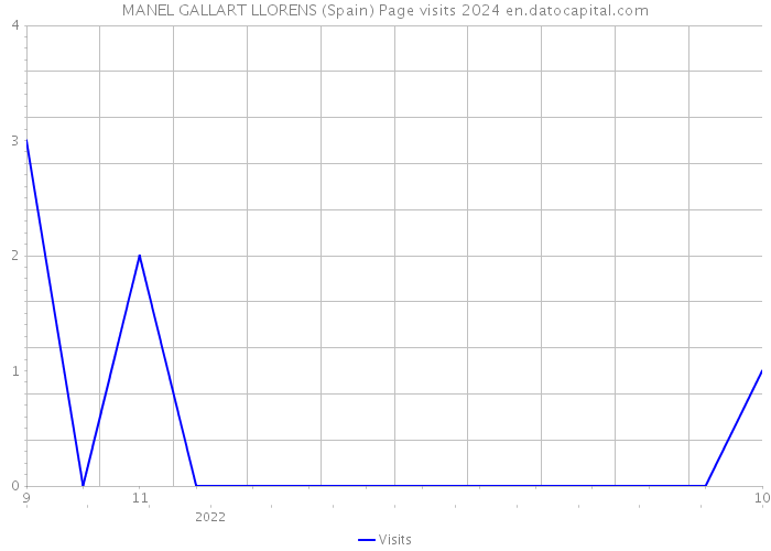 MANEL GALLART LLORENS (Spain) Page visits 2024 