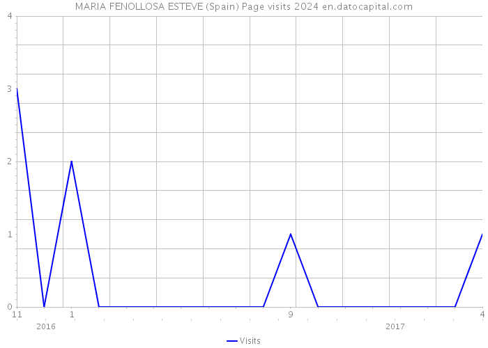 MARIA FENOLLOSA ESTEVE (Spain) Page visits 2024 