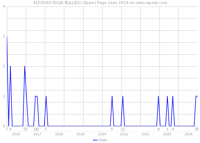 ALFONSO RIOJA BULLIDO (Spain) Page visits 2024 