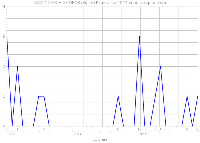 DAVID GASCH AMOROS (Spain) Page visits 2024 