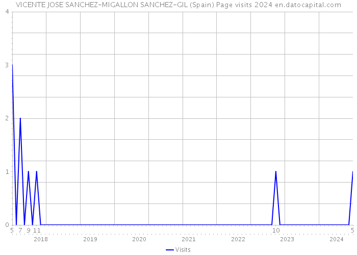 VICENTE JOSE SANCHEZ-MIGALLON SANCHEZ-GIL (Spain) Page visits 2024 
