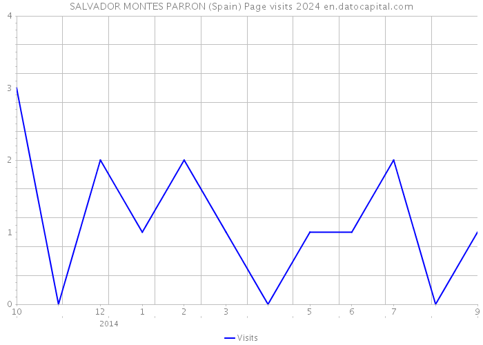 SALVADOR MONTES PARRON (Spain) Page visits 2024 