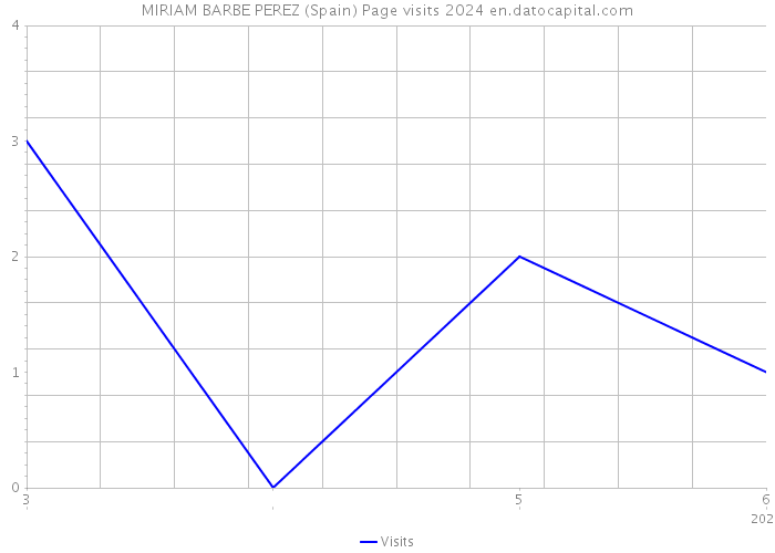 MIRIAM BARBE PEREZ (Spain) Page visits 2024 