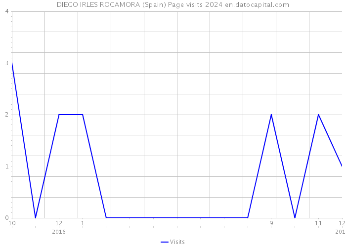 DIEGO IRLES ROCAMORA (Spain) Page visits 2024 
