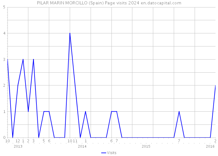 PILAR MARIN MORCILLO (Spain) Page visits 2024 