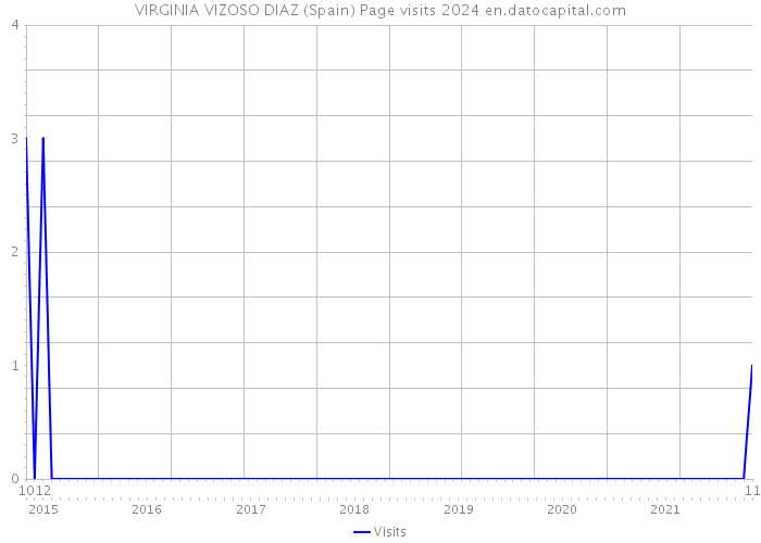 VIRGINIA VIZOSO DIAZ (Spain) Page visits 2024 