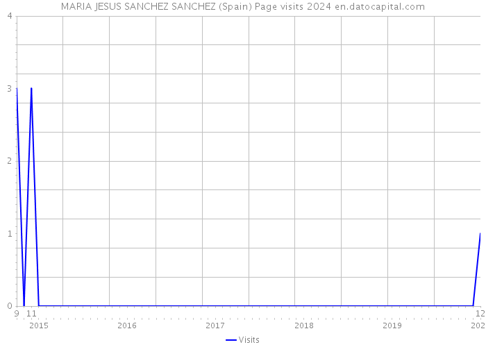 MARIA JESUS SANCHEZ SANCHEZ (Spain) Page visits 2024 