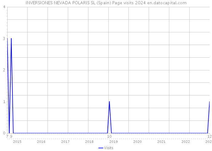 INVERSIONES NEVADA POLARIS SL (Spain) Page visits 2024 