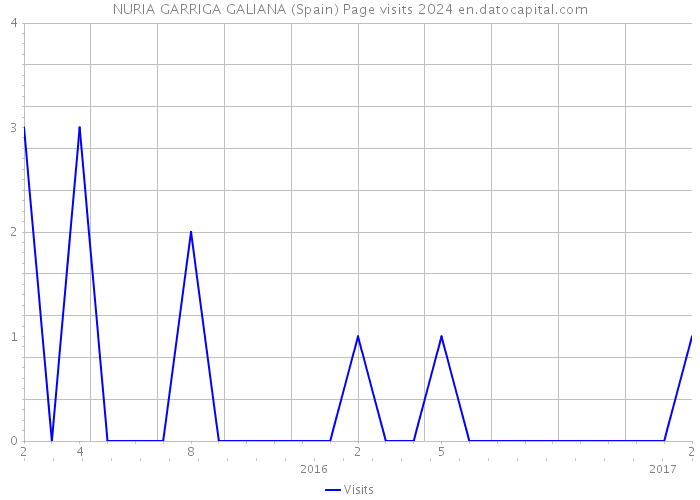 NURIA GARRIGA GALIANA (Spain) Page visits 2024 
