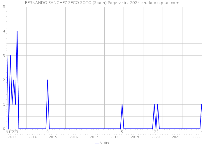 FERNANDO SANCHEZ SECO SOTO (Spain) Page visits 2024 