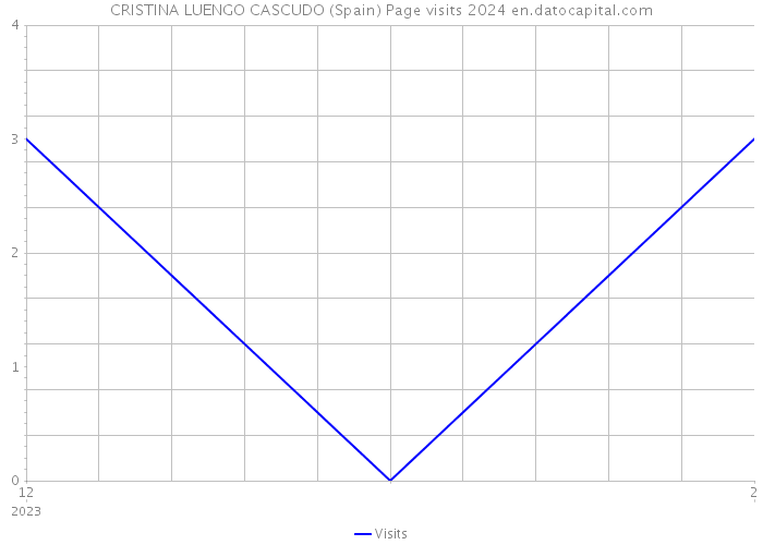 CRISTINA LUENGO CASCUDO (Spain) Page visits 2024 